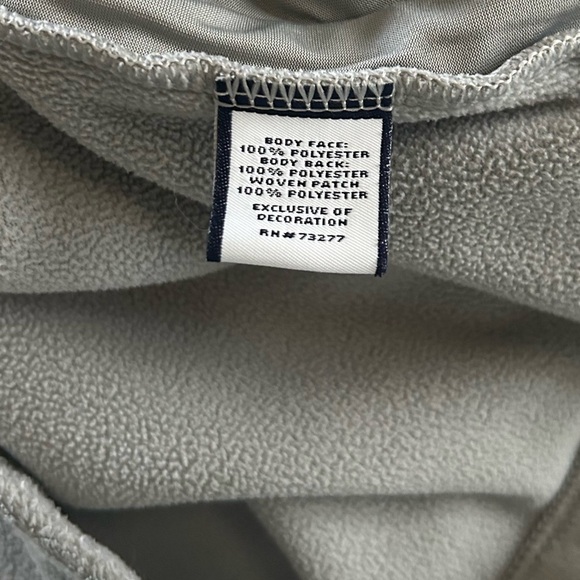 Fila Sport Girls Gray Fleece Full Zip Jacket Neon Trim Size Medium 10-12 - Picture 5 of 5